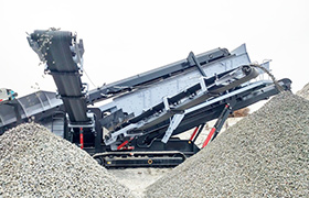 200TPH Crawler Type Mobile Crushing Plant in Indonesia
