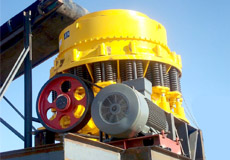 Cone Crusher in Mine