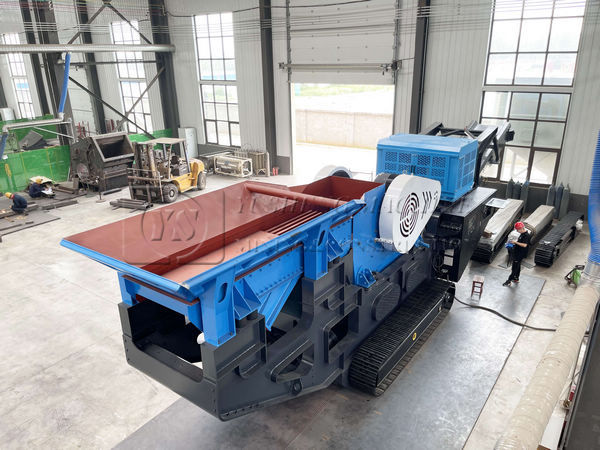 Portable Limestone Primary Crushing Plant Track Mounted Used Concrete Crusher Recycling Machine
