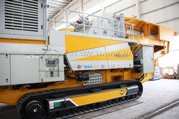 Diesel Engine Tracked Mobile Concrete Impact Crusher Mobile Stone Crusher Manufacturer