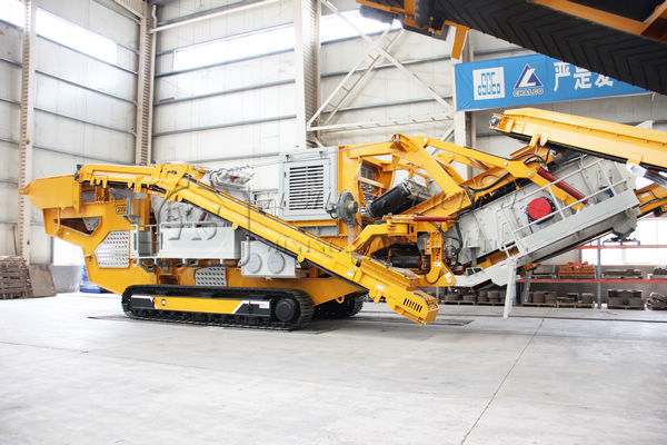 YSMP-1314 Track Mounted Mobile Impact Jaw Crusher for Magnetite Limestone