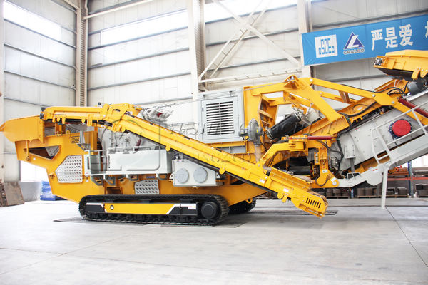 YSM Track Mounted Magnetite Mobile Impact Jaw Crusher