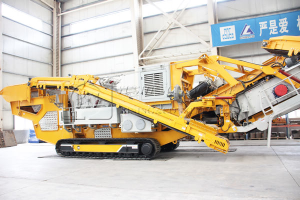 200TPH Mobile Artificial Stone Impact Crusher Tracked Construction Concrete Waste Plant