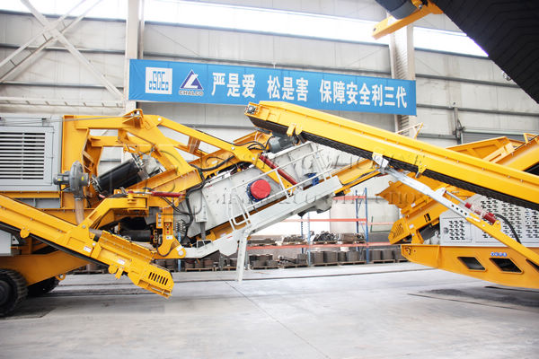 Moving Flexible Crawler Tracked Impact Crusher for Construction Concrete Waste Mobile Crusher Plant