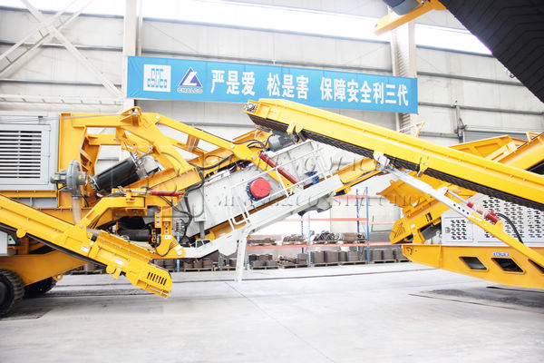 Tracked Mobile Concrete Impact Crusher Mobile Impact Stone Jaw Crusher Manufacturer