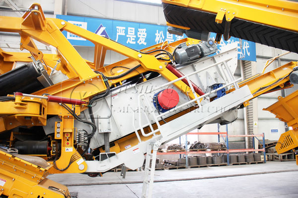 YSV-1314 Track Impact Mobile Crusher Crushing Machine Stone Crusher