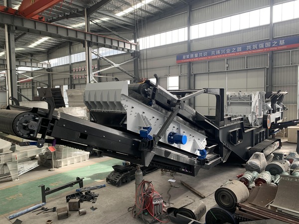 CE Approved Portable Movable Truck Quartzite Stone Track Impact Crusher For Sale