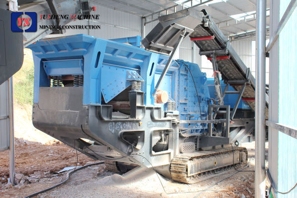 200-250 tph Stone Mobile Jaw Crusher Rock Crushing Equipment on Track for Sale