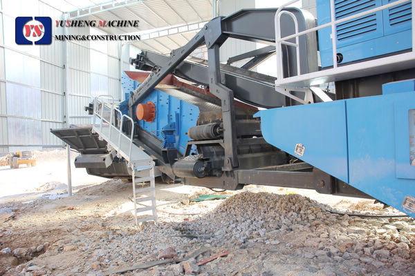 Tracked Mobile Impact Stone Crusher Machine Plant Price For Sale