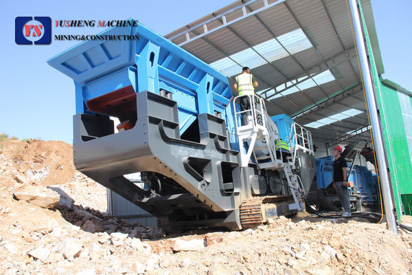 Track Mobile Jaw Crusher Station Price for Sale Wheel-type Mobile Crushing Plant