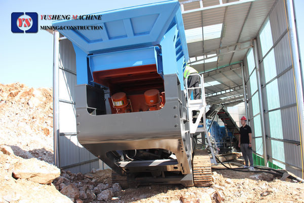 Wheel-Mounted Mobile Stone Crushing Station Price Portable Granite Crushing Plant
